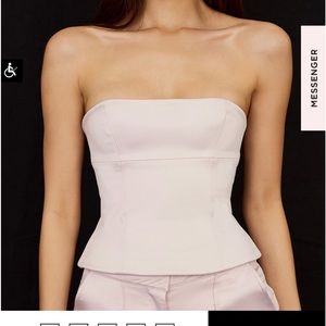 COPY - Pink satin corset